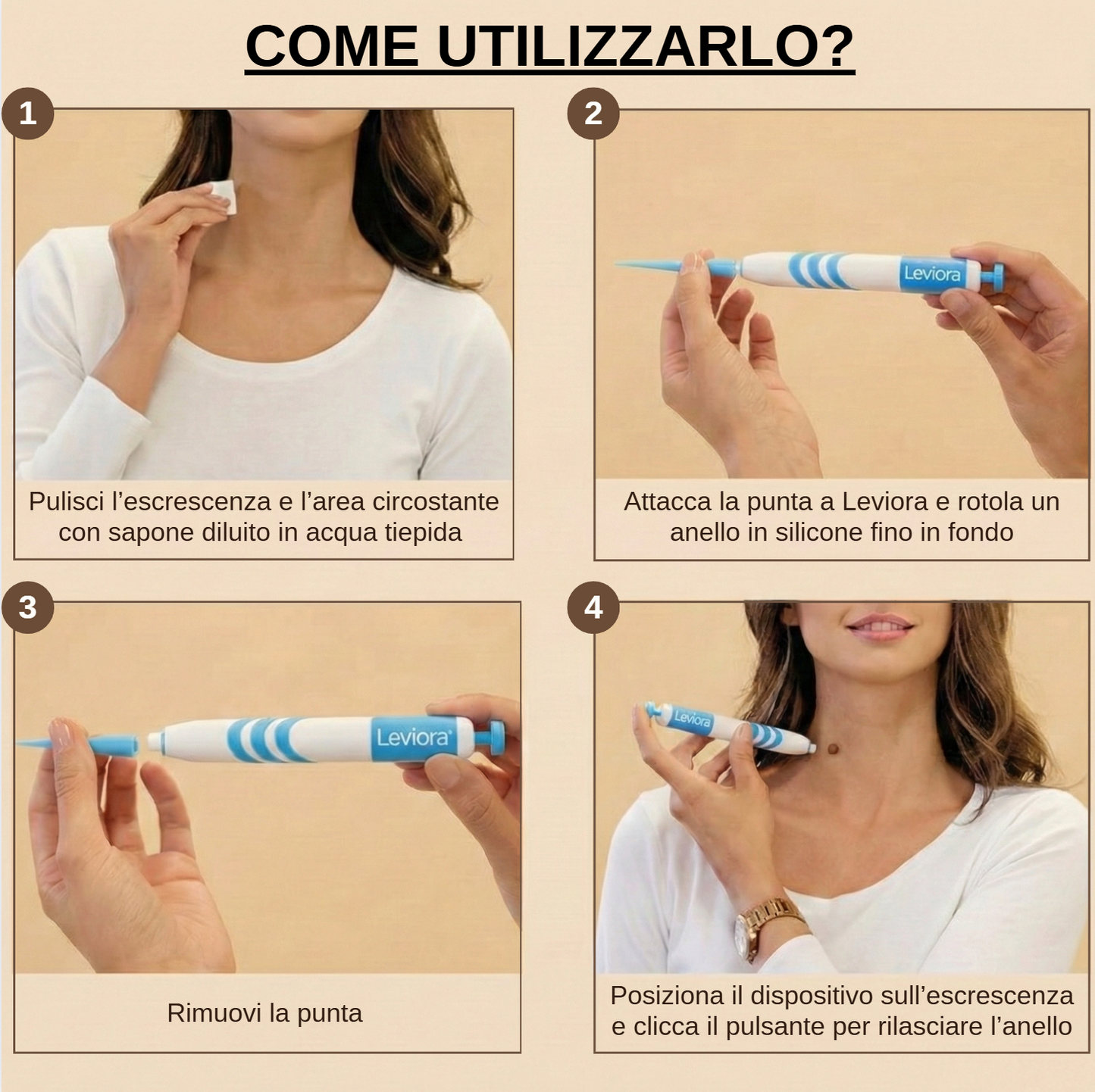 Leviora™ - Kit completo rimozione escrescenze cutanee